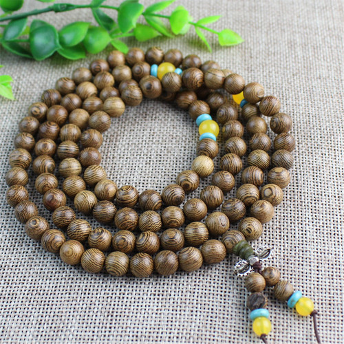 Manufacturer wholesale Wenwan wooden Buddha beads bracelet 108 rosary beads for men and women couples jewelry gifts chicken wing wood bracelets