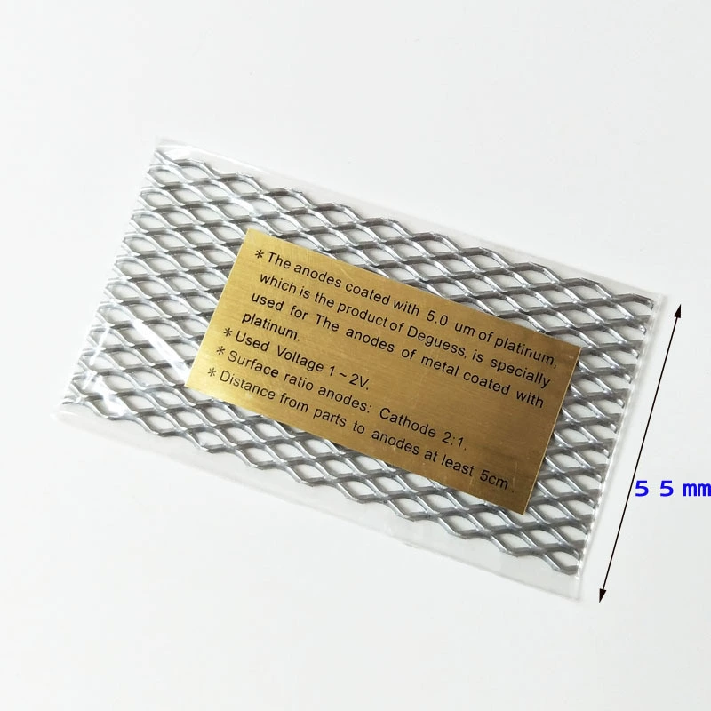 Платиновая титановая сетка, импортная сетка из титана с гальваническим покрытием, электрод для гальванизации золотых и серебряных ювелирных изделий, анодная пластина, инструменты для металлообработки и восстановления