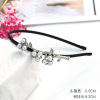 Hair accessory, headband from pearl, drill, hairgrip with bow, hairpins, South Korea, Korean style