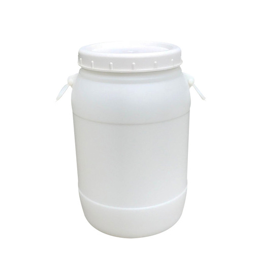 35L white food packaging fermentation plastic barrel 50kg large mouth water storage kimchi enzyme barrel 60l industrial chemical barrel