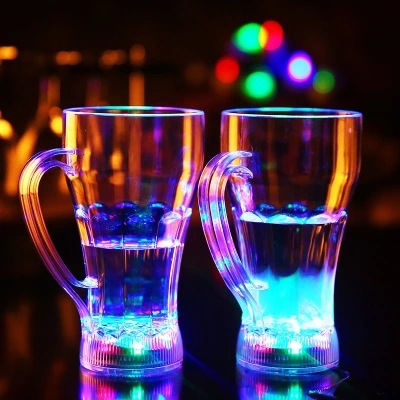 Glowing induction wineglass
