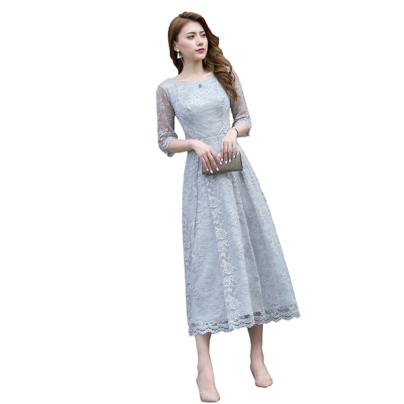 Vestido de fiesta largo y elegante para mujer, estilo nuevo 2026, para banquete, adelgazante, para fiesta de socialité, vestido de noche para anfitriona