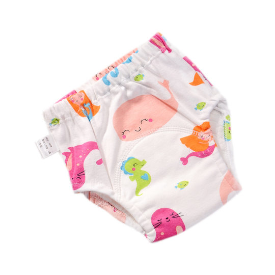 Strict selection of infant study pants breathable training pants baby diaper pocket toilet diaper crotch waterproof diaper pants