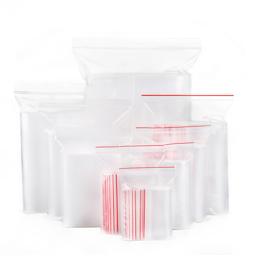 pe transparent ziplock bag plastic packaging bag food packaging sealed bag wholesale optional size