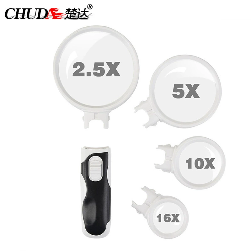Chuda Новые четыре линзы, кратные могут заменить увеличительное стекло для оценки чтения, многофункциональный стиль 4248