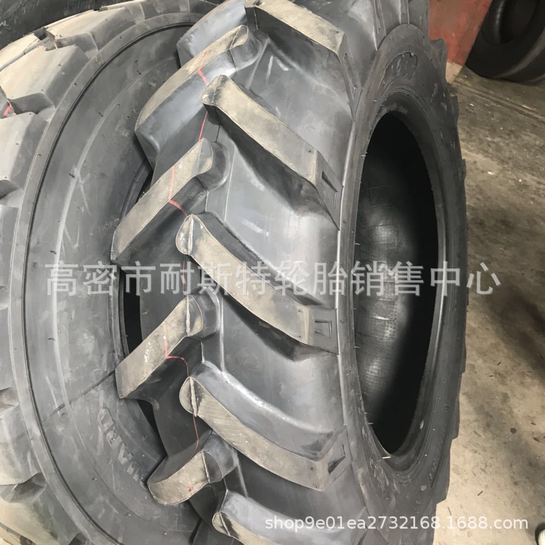 农用系列 人字拖拉机轮胎11.2-24    收割机轮胎 带内胎