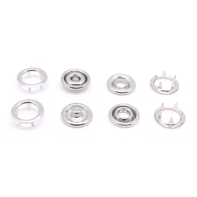 五爪扣 现货供应义乌空心平面铜的带钻五爪扣 【厂家直销】