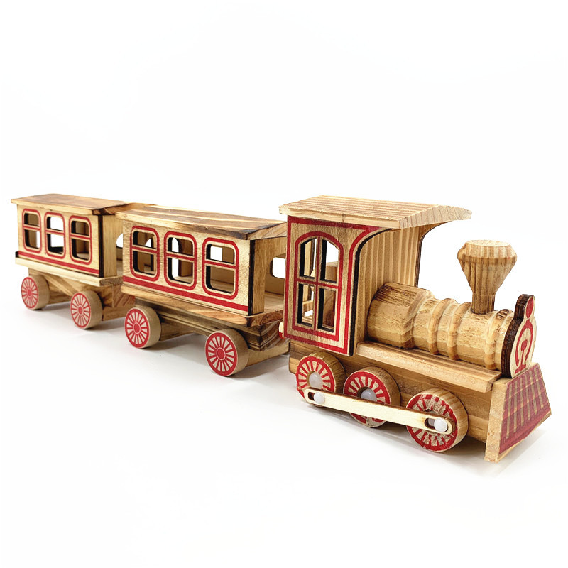 wooden antique train