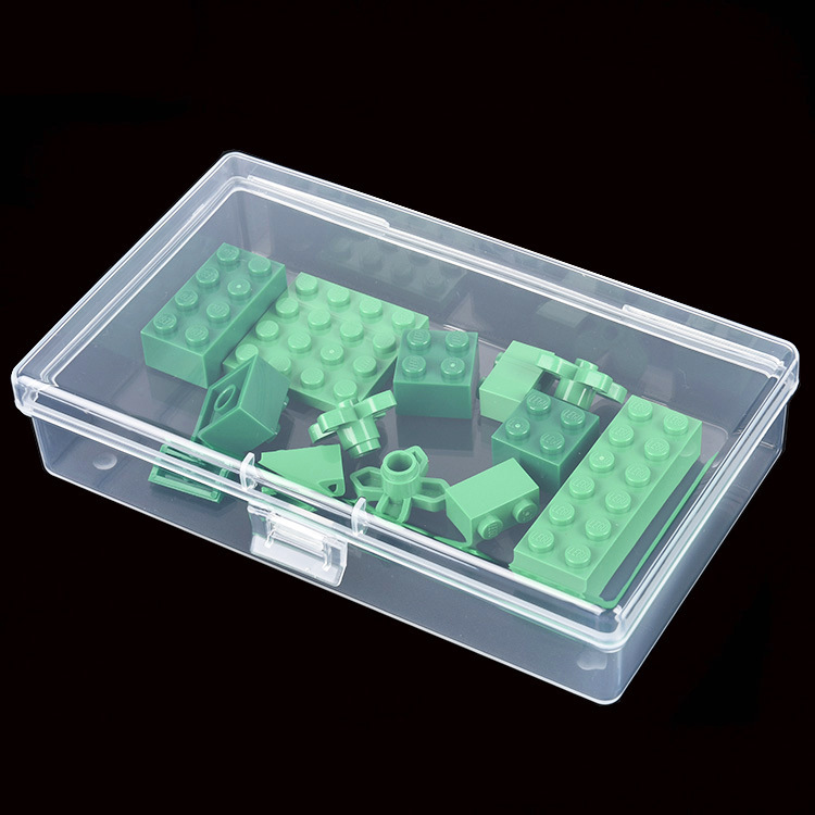 PP全透明塑料盒子小方形 数码工件收纳盒有盖135x80x30 厂家批发