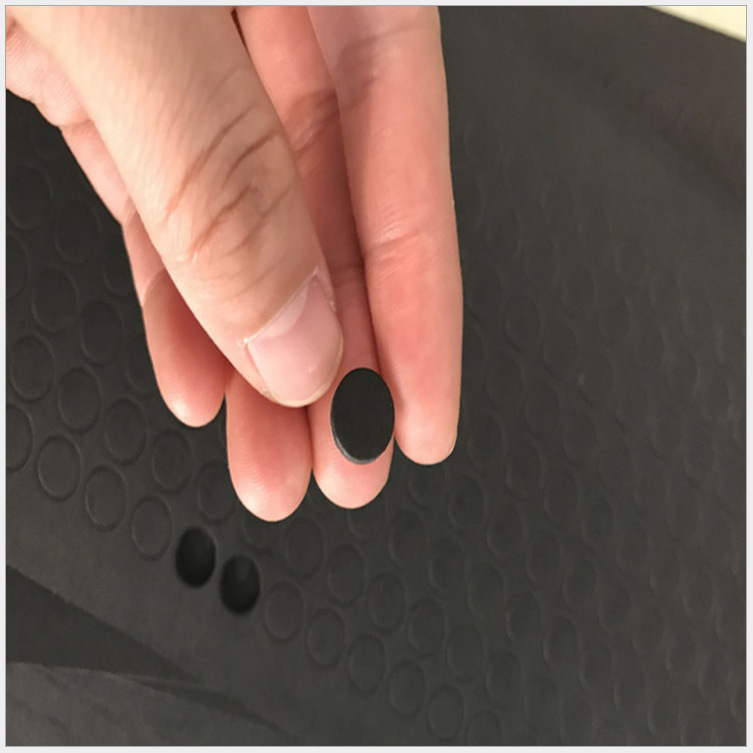 厂家生产供应EVA背胶脚垫防滑防震eva脚垫 双面胶贴静音带胶