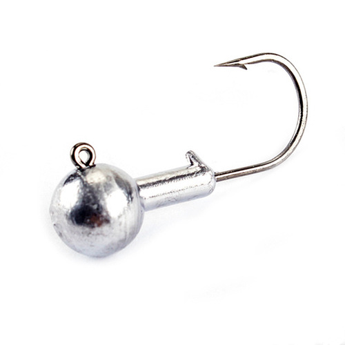 Full-gram lead head hook, Luaji rod with soft bait, Lua hook, lead head hook, 5 pieces of nude lead head hook, fishing gear