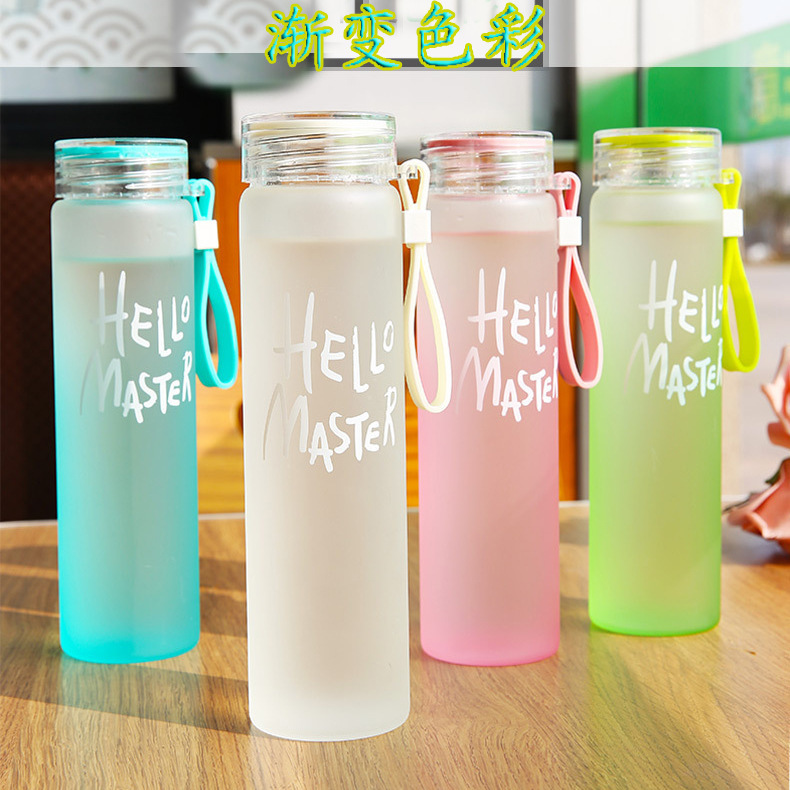 Creative Colorful Grade Glass Cup Fruits Glass Student Water Cup…