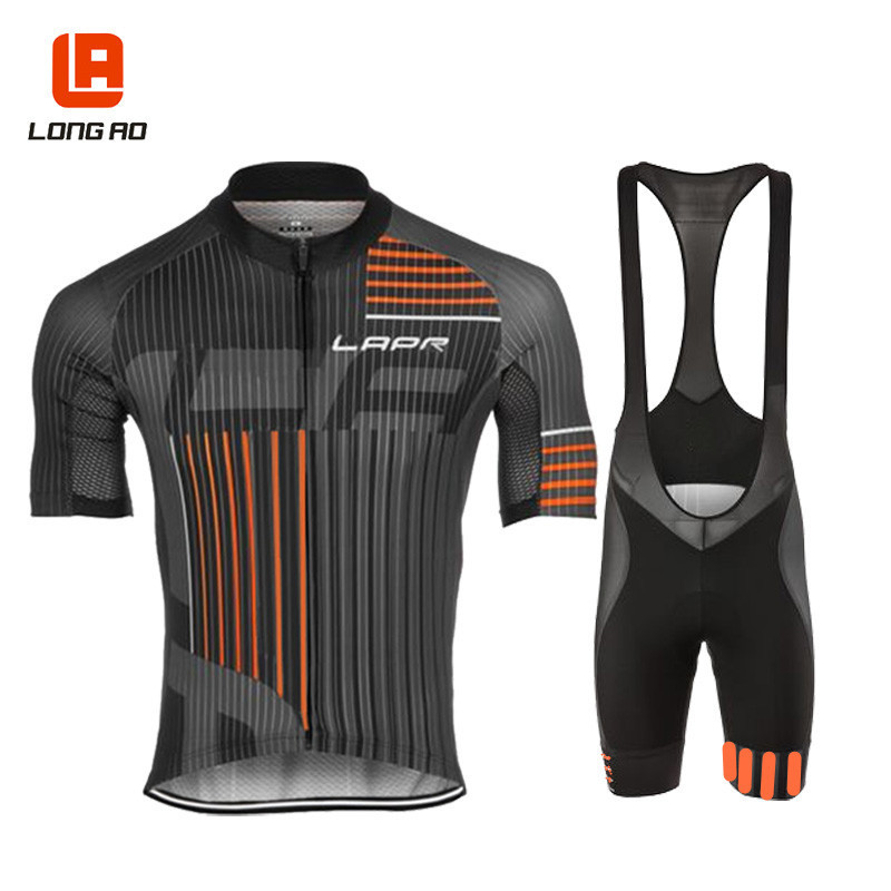 Summer Quick-drying Moisture-absorbing Bicycle Cycling Short-sleeved Suit Men's Outdoor Cycling Suit Short-sleeved Top Strap Shorts Summer Quick-drying Moisture-absorbing Bicycle Cycling Short-sleeved Suit Men's Outdoor Cycling Suit Short-sleeved Top Strap Shorts