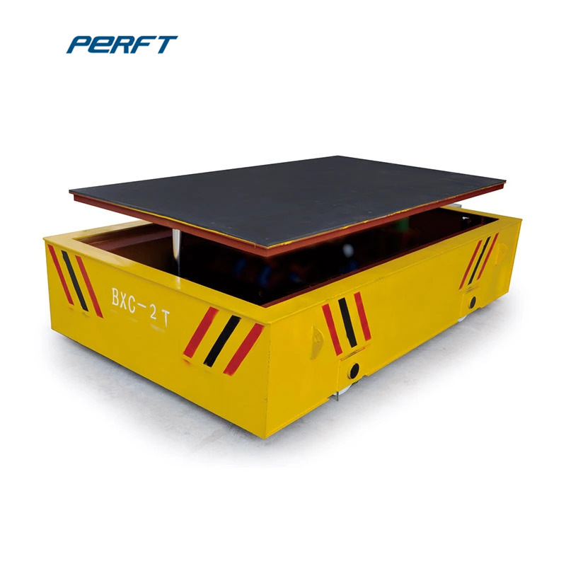 40吨电动平板小车 电动轨道车 液压驱动升降车 轨道转弯搬运车