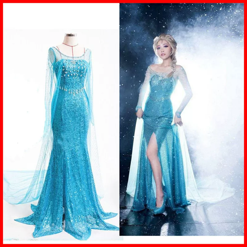 Маленький костюм принцессы, платье, костюм, “Frozen”, хэллоуин, косплей, опт