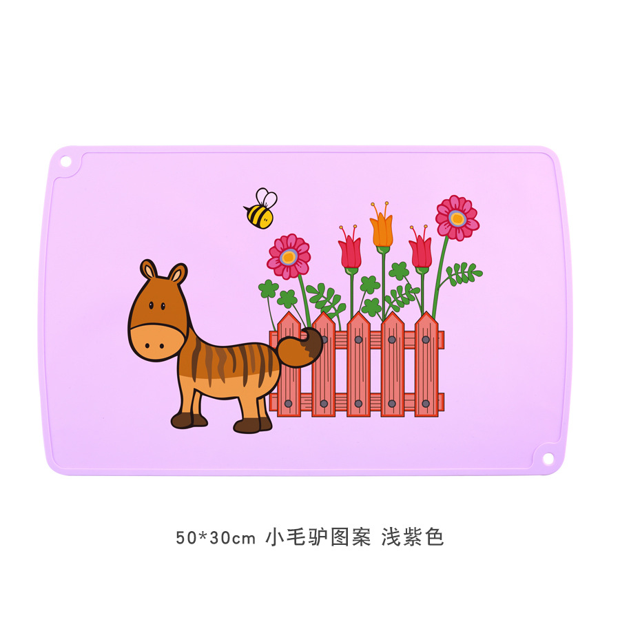 라이트 퍼플 작은 당나귀