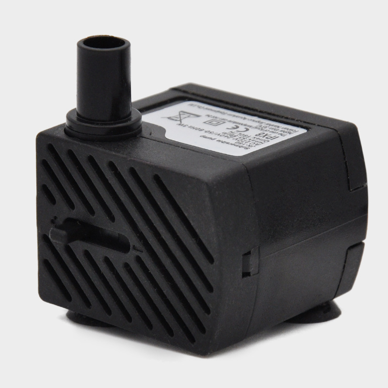 3W Water Pump Fish Tank Filter Submersible Pump Ultra-Quiet Aquarium Water Pump Fountain Water Pump 3 Watts 4 Lights Energy-Saving Pump