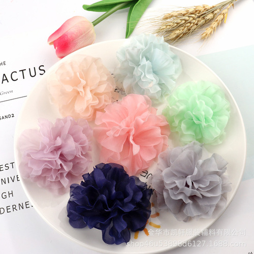 Silk gauze floral clothing shoes grass hats accessories DIY decoration auxiliary accessories necklace accessories