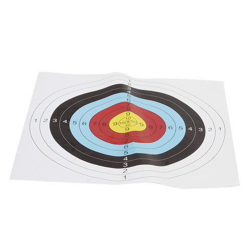 Directly supplied from the manufacturer, archery target paper 60X60cm shooting training bow and arrow target paper scenic dart target paper target stand target picture