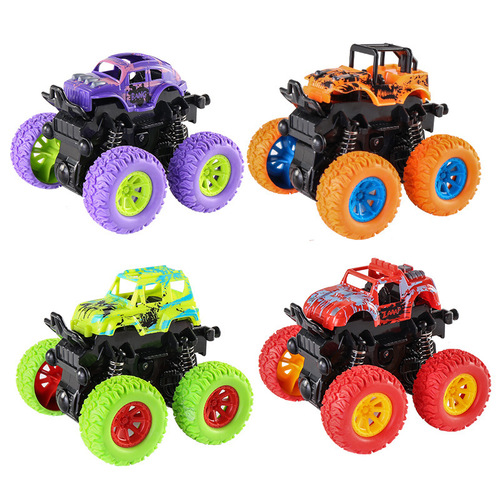 Children's 4WD Off-Road Car Toy Rolling Inertia Car Model Hot Selling on Pedestals Durable for Boys Toy Car Wholesale