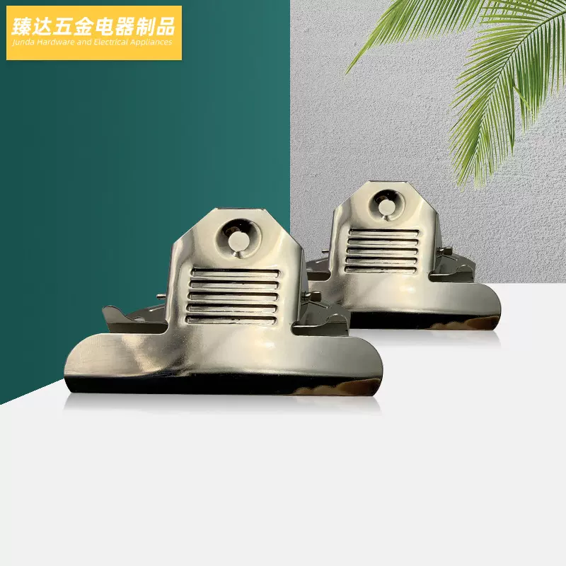 佛山厂家直供金属文件夹金属山形文具画板夹活页文件蝴蝶夹票据夹