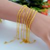Golden jewelry, brass one bead bracelet, Korean style