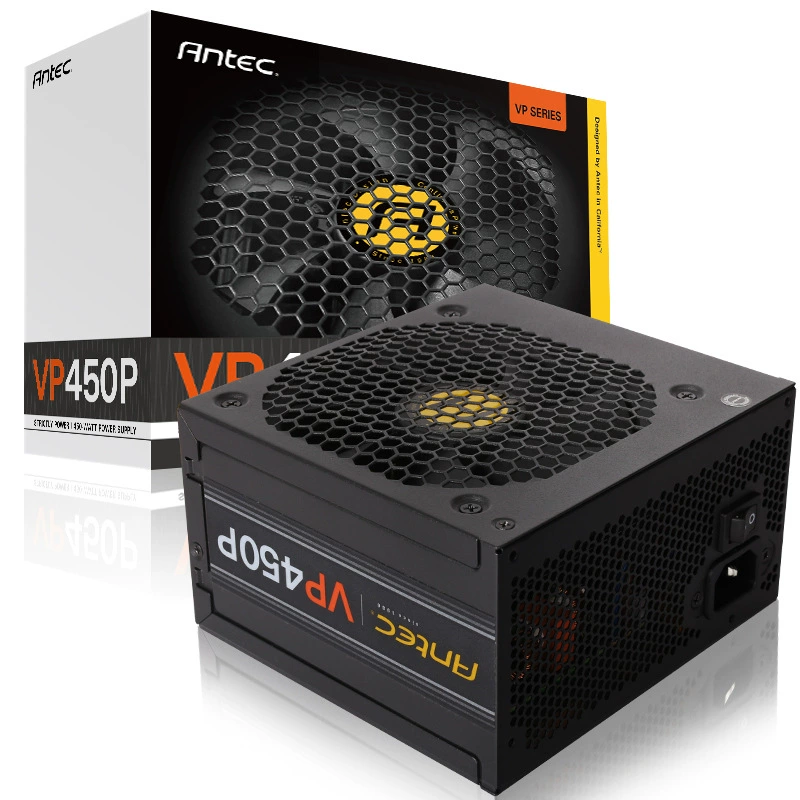 Antec ANTEC VP450P мощность 450W для игровых стабильных настольных ПК, бесшумный блок питания