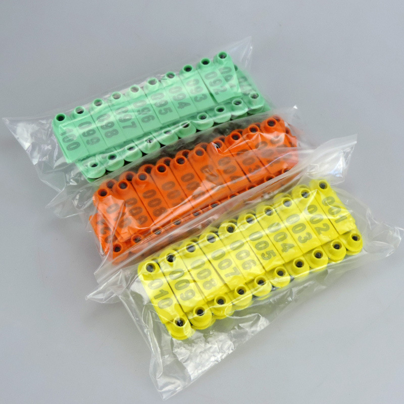 羊耳标带字耳标牌羊用红色蓝色标识耳号羊识别号码