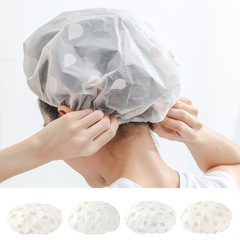Japanese and Korean fashionable and cute waterproof shower cap, thickened adult ladies shampoo cap, waterproof shower cap, shower cap