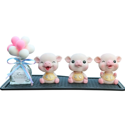 Head Body Pig Car Safe, Car ornaments