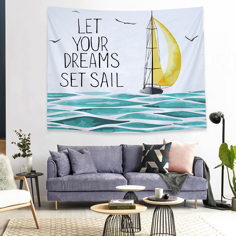 Shengchun tapiz al por mayor corredor dormitorio Fondo tela decorativa tapiz nórdico tapiz Fondo tela ventas directas de la fábrica