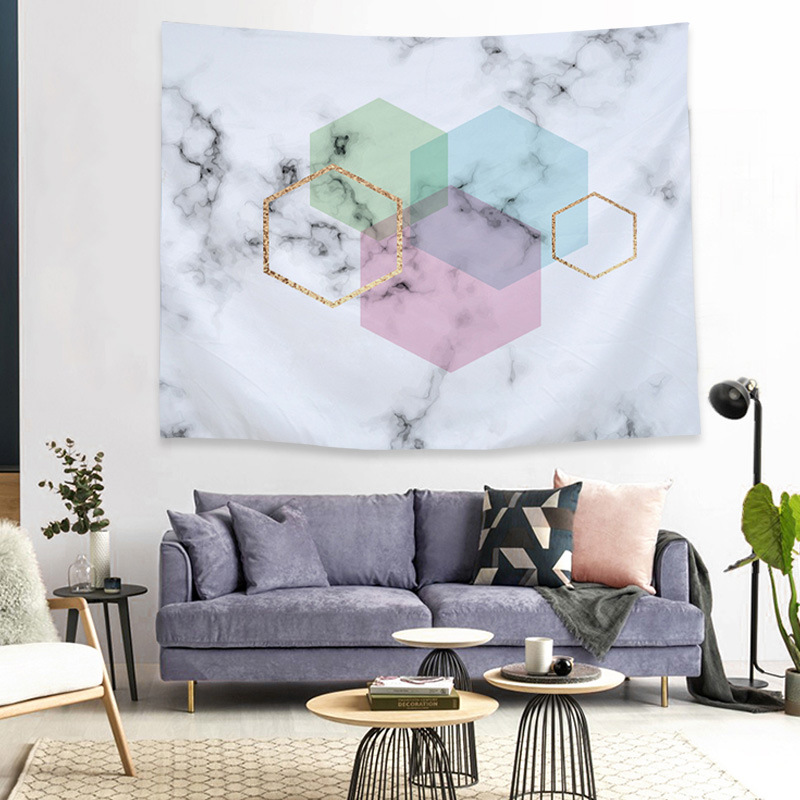 Shengchun tapiz al por mayor corredor dormitorio Fondo tela decorativa tapiz nórdico tapiz Fondo tela ventas directas de la fábrica