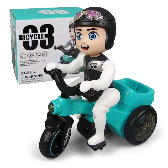 Space azure three-wheeled bike