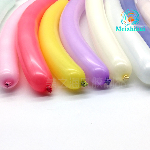 Macaron strip internet celebrity balloon 260 balloon braided shape balloon floor push birthday balloon strip wholesale