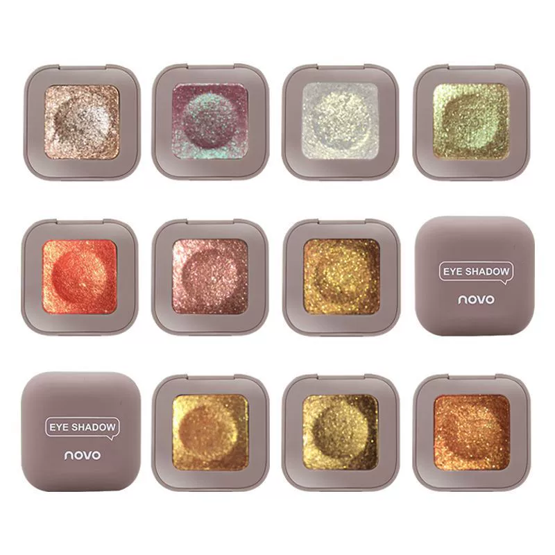 Keyboard for finger, eye shadow, highlighter, earth tones