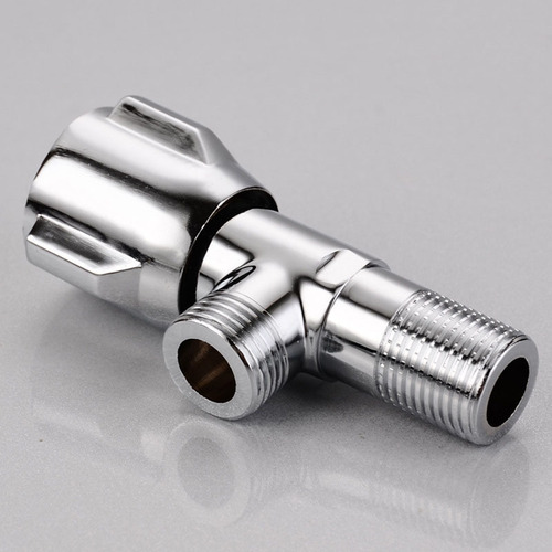 Full copper thickened three-way valve, cold and hot water universal 1/4 inch three-way valve, bathroom toilet sink one-in-two-out three-way valve