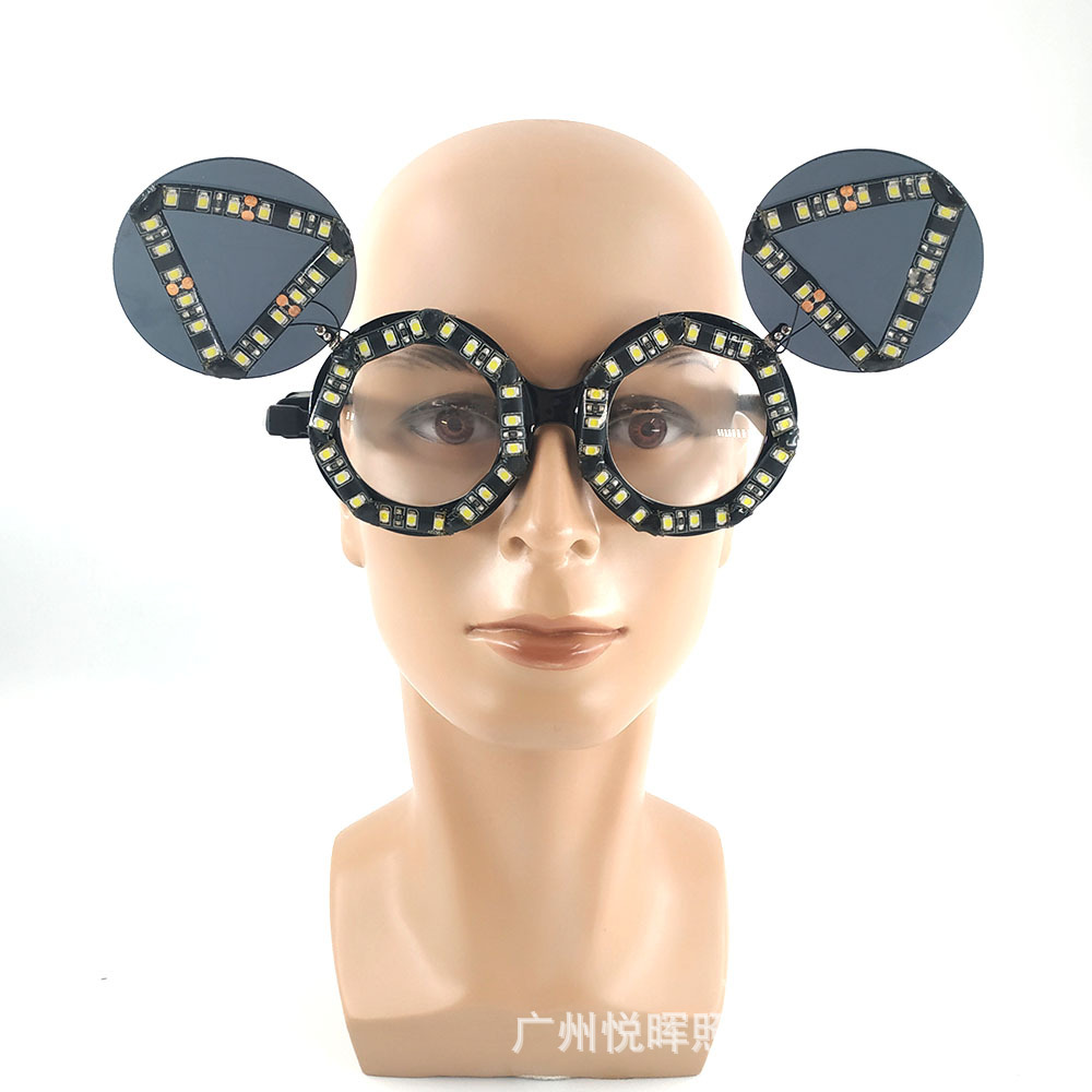 Nuevo LED gafas luminosas bar discoteca etapa rendimiento flash oferta especial nuevas gafas láser