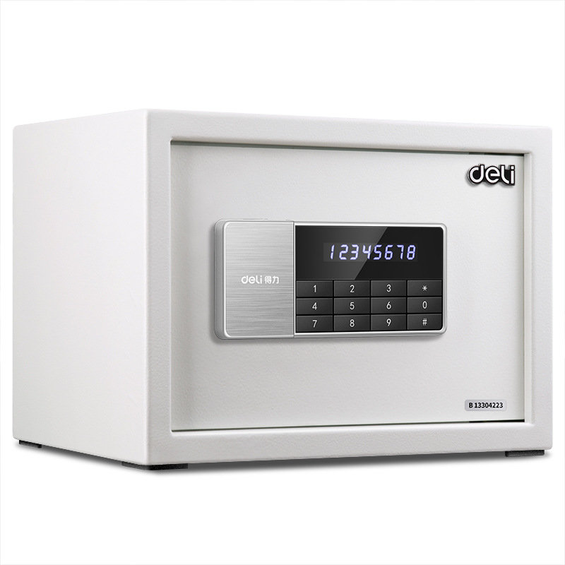Caja Fuerte Doméstica Pequeña 92619 de Acero Inoxidable Antirrobo con Alarma image 3