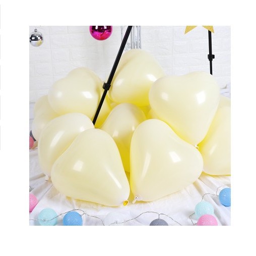 Globos látex corazón mate