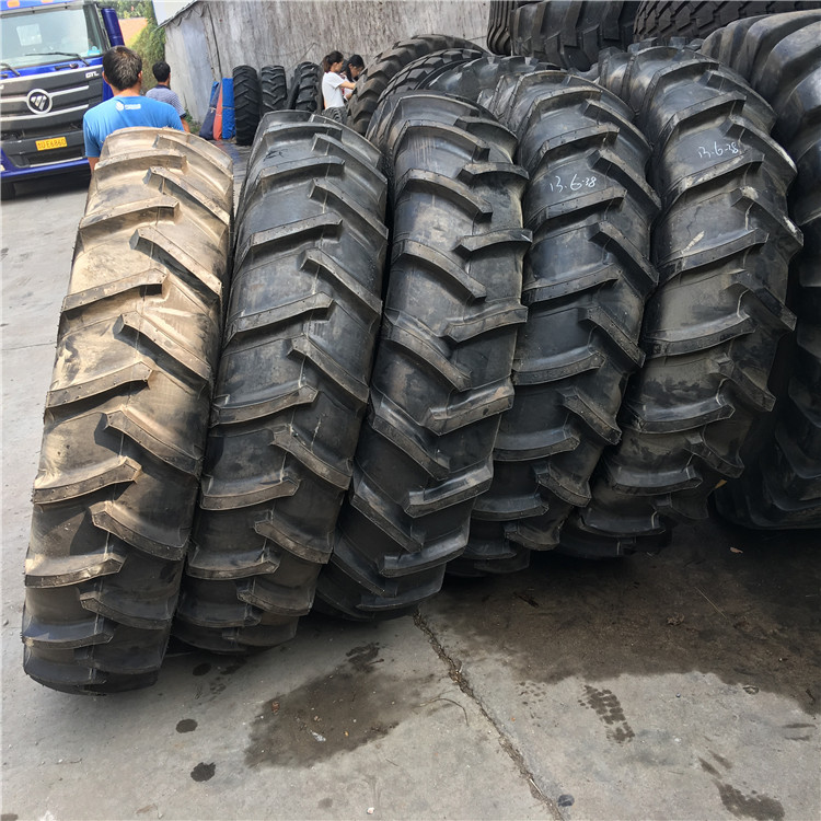 供应进  13.6-38 R-1人字花纹旱田拖拉机轮胎