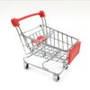 Small shopping cart, metal toy, table jewelry, storage system