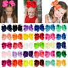 Children's hairgrip with bow, hair accessory, 30 colors, European style