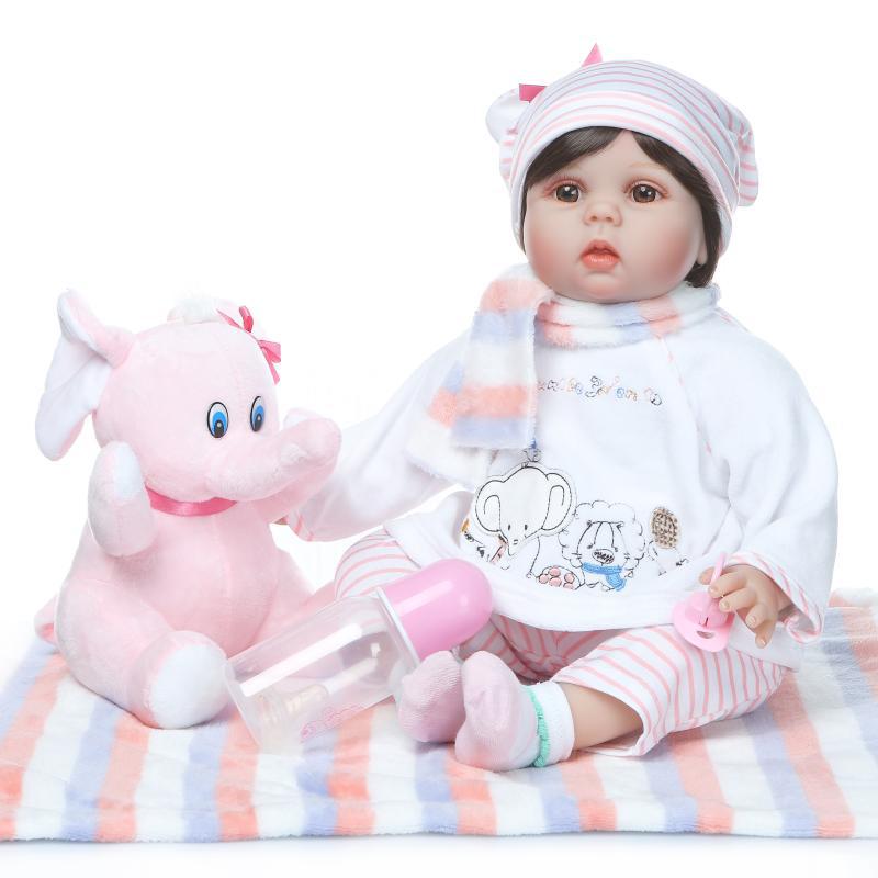 NPK simulación bebé silicona bebé niños juguete regalo colección