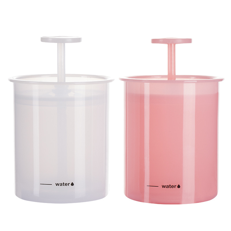 Fábrica en stock TikTok limpiador facial de plástico máquina de espuma limpiador facial máquina de espuma Copa espuma red