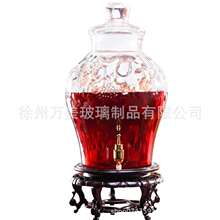 多规格加厚玻璃泡酒瓶自酿葡萄酒瓶密封人参药酒坛酒罐可带龙头