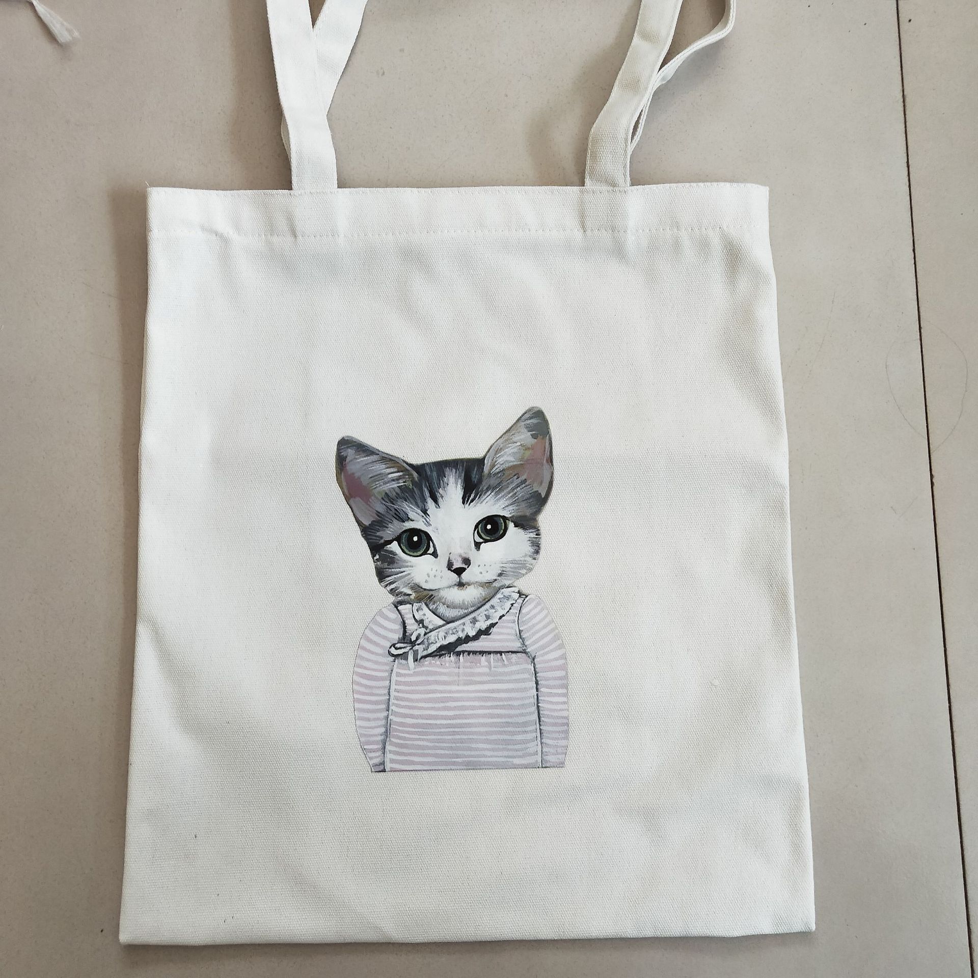 Bolsa de lona Linda Nueva Corea del Sur Bolsa De mujer bolso de hombro del estudiante bolsa de lona artística para hombres y mujeres bolsa de compras mochila en stock