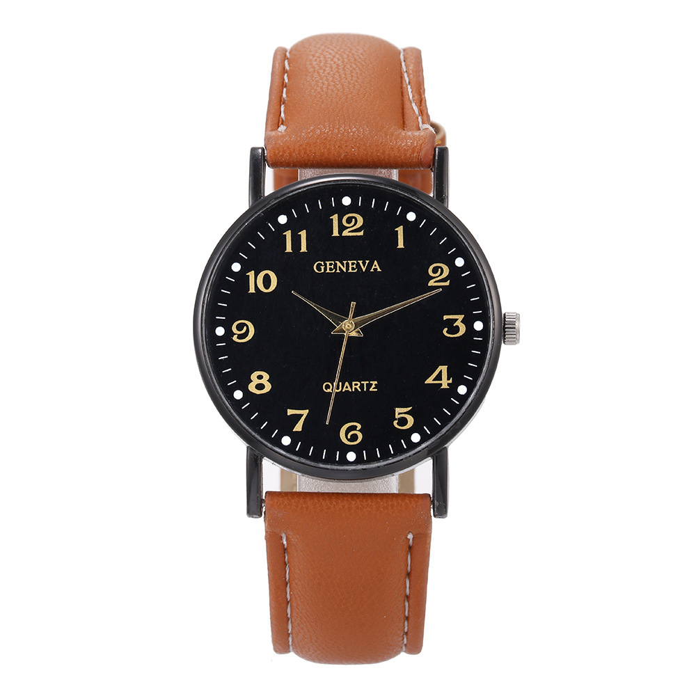 Comercio exterior Venta caliente estilo coreano simple escala digital retro estilo preppy cinturón moda mujer reloj estudiante reloj casual hombres