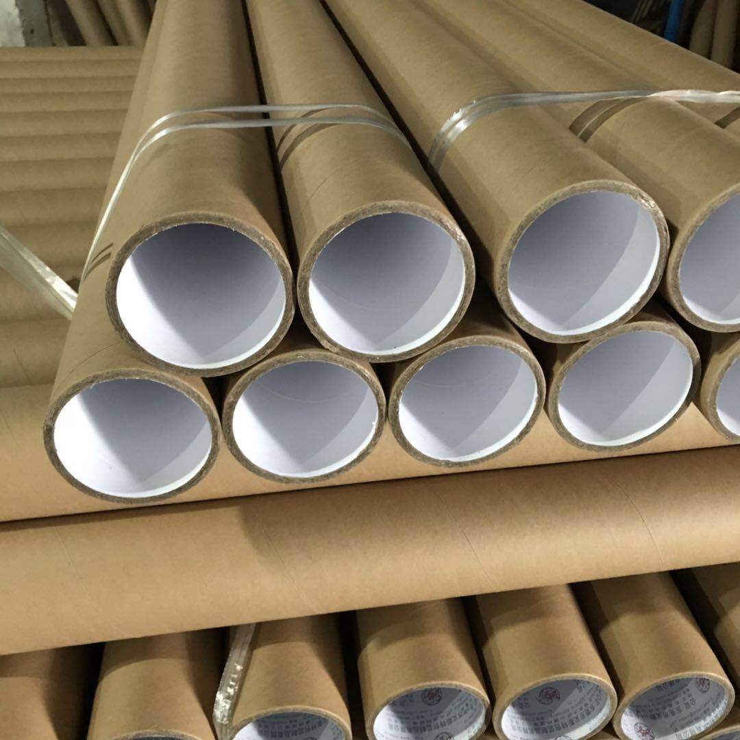 东莞现货工业抗压纸管 耐磨防潮厚纸管 物流打包牛皮纸管快递纸筒