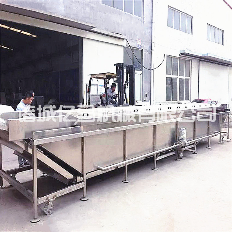 酱菜咸菜低温巴氏杀菌冷却流水线酸豆角大头菜整套加工设备风干机