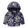 3001-36 Dark blue bottom small floral